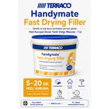 AGK TERRACO Handymate Fast Drying 5-20 dk 5 mm Hızlı Kuruyan Duvar Çatlak Tamir Dolgu Macunu 1 Lt Beyaz