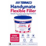 AGK TERRACO Handymate Flexible Filler Esnek Duvar Ahşap Süpürgelik Banyo Mutfak Çatlak Dolgu Macunu 1 Lt