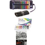 AGlance 5 Eskiz Defterli Cretacolor Dereceli Kalem Studioline Derwent Colour Thin Pentel 12'li Rulo Çanta