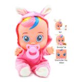 Ağlayan Ve Konuşan Et Bebek 20 Cm Su İçen Bebek Oyuncağı 3+ Yaş Pembe