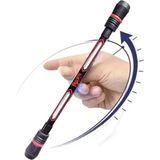 AGM Siyah Mürekkepli Parmak Kalem , Döner Kalem 0,5 mm Uç, Simetrik Tasarım, Stres Giderici Kalem , Stres Kalemi Süper Denge Kalemi Spinner Pen Gercek Uçlu Döndürme Kalem, Jel Mürekkep - Çok Renkli