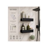 AGN HOME İkili Banyo Rafı