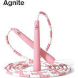 Agnite Boncuklu Atlama Ipi Sayaçsız Dayanıklı - PEMBE - Standart