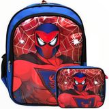 Ago Çanta Ago Spider Temalı Erkek Okul Çantası Su Geçirmez Polyester 38x31x17 cm Beslenmeli