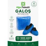 ağol tekstil Mavi Galoş 1. Kalite – 1000 Adet (TEK KULLANIMLIK)