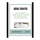 ağol tekstil Tek Kullanımlık Tek Kişilik Nevresim Takımı (ÇARŞAF YORGAN KILIFI YASTIK KILIFI) – 1 Adet
