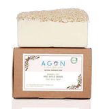 Agon 120 gr El Yapımı Doğal Kabak Lifli Keçi Sütlü Sabun