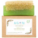 Agon El Yapımı Doğal Kabak Lifli 120 gr Aloe Vera Özlü Sabun