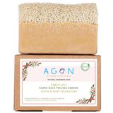 Agon El Yapımı Doğal Kabak Lifli 120 gr Kahve Peeling Sabunu