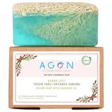 Agon El Yapımı Doğal Kabak Lifli Yosun Yağlı 120 gr Okyanus Sabunu