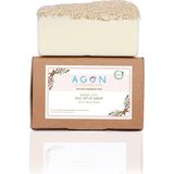Agon El Yapımı Kabak Lifli Keçi Sütlü Sabun 120 Gram Ciltte Peeling Etkisi Sağlar