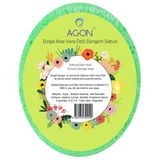 Agon SS-001-AL Doğal El Yapımı Aloe Vera Özlü Sabunlu Vücut Duş Süngeri