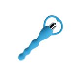Agorshop 10 Fonksiyonlu Titreşimli Pleasure Slicone Anal Beads Vibratör Blue