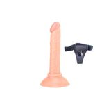 Agorshop 14 Cm Anal Ve Vajinal Kullanıma Uygun Kemerli Belden Bağlamalı Dildo
