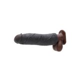 Agorshop 22 Cm Mega 3 Eğilip Bükülebilen Ekstra Yumuşak Black 10.5 Cm Uzatmalı Penis Kılıfı