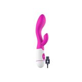 Agorshop 30 Farklı Titreşimli Şarjlı Tavşan Vibratör Çift Işlev Vibratör Kilitoris Vajinal Anal Mastürbatör