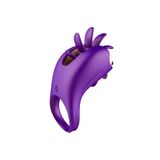Agorshop Clitoral Stimulating Şarjlı Penis Halkası Mor