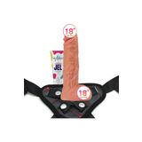 Agorshop Dildo Series Dilan 22.5 Cm Belden Bağlamalı Realistik Penis