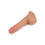 Agorshop Ekstra Yumuşak Özel Çift Dokulu Dönebilen 22 Cm Hareketli Realistik Penis Strapon