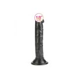 Agorshop Erox Dildo Blues Yumuşak Doku Realistik Siyahi Penis 14 Cm