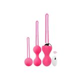 Agorshop Exuis Balls Set Uzaktan Kumanda Kegel Egzersiz Vibratörü Pink