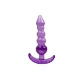 Agorshop Exvoid Lulier 5 Boğumlu Silikon Anal Plug Mor