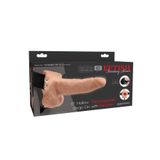 Agorshop Fetish Fantasy Serisi 15 Cm Şarj Edilebilir Titreşimli Kumandalı Içi Boş Kemerli Strapon