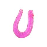 Agorshop Gg Double Mini Dildo 18 Cm Çift Taraflı Pembe Jel Penis