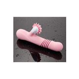 Agorshop Ileri Geri Hareketli Rabbitli Klitoral Yalama Tongue Teknolojik Vibratör Pink