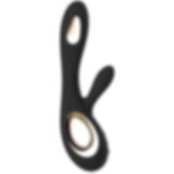 Agorshop Lelo Soraya Wave Rabbit Black Dual-Action Vibrator