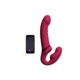 Agorshop Lovense Lapis Telefon Kontrollü Titreşimli Straples Strapon Dildo Vibratör