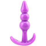 Agorshop Özel Silikondan Üretilmiş Anal Kullanıma Uygun Boğumlu Anal Plug