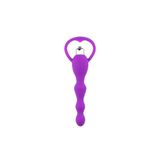 Agorshop Pleasure Slicone Anal Beads Vibratör Purple