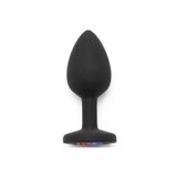 Agorshop Rainbow Booty Jewel Large Taşlı Slikon Anal Plug