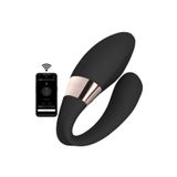 Agorshop Siyah Dual-Action Telefon Kontrollü Couples Vibratör