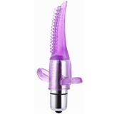 Agorshop To Me Finger Klitoris Uyarıcılı Parmak Vibratör Mor AGR