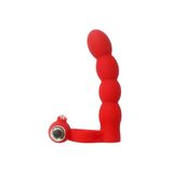 Agorshop Trinity Fun Lovers Beads Red Çift Yönlü Ilişki Anal Vibratör