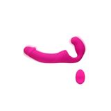 Agorshop Uzaktan Kumandalı Double Rider Strapless Strap-On Pink