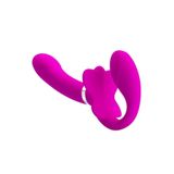 Agorshop Valerie Titreşimli Giyilebilir Strapless Strapon