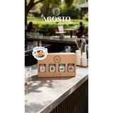 AGOSTO Tanışma Seti-4x120 ml Baharatlı Bal Kabağı-Bisküvi-Chai Tea-Toffee Nut (Kahve Şurubu Seti)
