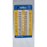 Agraf Düğme Kopça Düğme 24lü 1.3cm Metal No:1 Sütyen Kopça Etek Kopça Yelek Kopça Atlet Kopça - 1,3cm