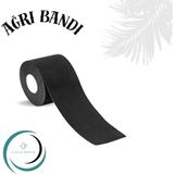 Agrı Bandı Bel Diz Omuz Boyun Sırt Bacak Agrı Bandı Yüksek Kalite Kinezyo Bant Kutulu - Siyah - 1