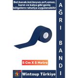 #Ağrıbandı Uzun Süre Etki Kas Bel Bacak Kol Boyun Sırt Omuz Karın Kalça Lacivert Ağrı Bandı 5 Metre