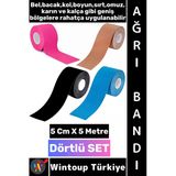 #Ağrıbandı Uzun Süre Etkili Kas Bel Bacak Kol Boyun Sırt Omuz Karın Kalça Isı Ağrı Bandı Dörtlü Set