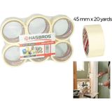 Agro Mega Meg Maskeleme Bant 48mm X 20M Bandı - 6'li Paket