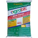 Agrobit Akıllı Toprak 30 lt Kaktüs Aloevera Lithops ve Succulent Toprağı Zengin Karışım