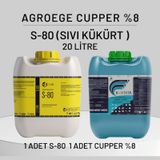 Agroege Cupper % 8 - Sıvı Kukurt S80 Set 20 LT