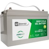 Agromot 100Ah 12V Jel Akü – Deep Cycle Nano Carbon AGM, Yüksek Performanslı ve Bakım Gerektirmeyen, Solar ve UPS Sistemlerine Uygun
