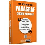 AGS KPSS ALES DGS Paragraf Çıkmış Sorular