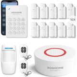Agshome Agshome Wi-Fi Alarm Sistemi "tetiklenince Telefonunuza Anında Bildirim" - Siyah - Beyaz